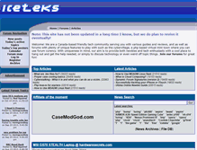 Tablet Screenshot of iceteks.com